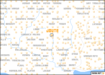 map of Joute