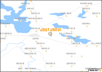 map of Joutjärvi