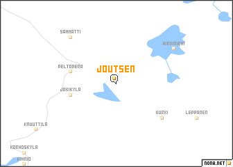 map of Joutsen