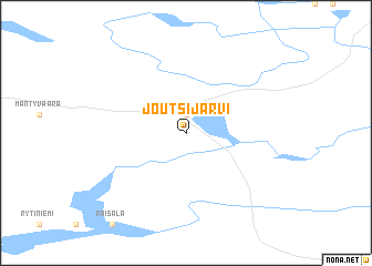 map of Joutsijärvi