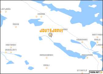 map of Joutsjärvi