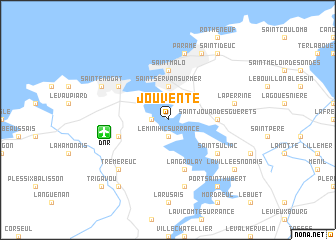 map of Jouvente