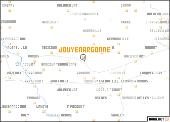 map of Jouy-en-Argonne