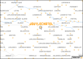 map of Jouy-le-Châtel