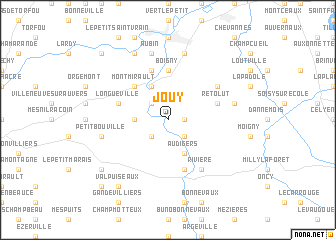 map of Jouy