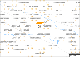 map of Jouy