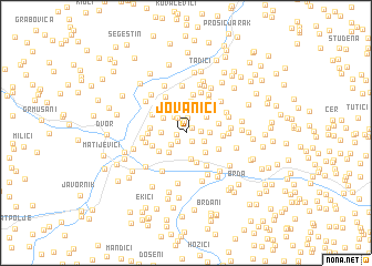 map of Jovanići