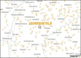 map of Jovanova Trla