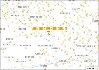 map of Jovanovska Maala