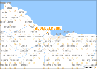 map of Jove del Medio