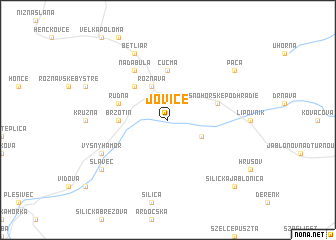 map of Jovice