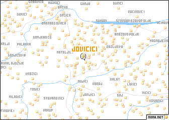 map of Jovičići