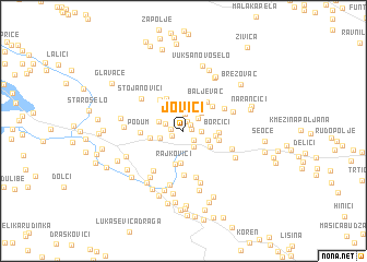 map of Jovići