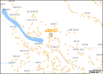 map of Jovići