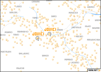 map of Jovići