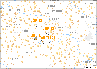 map of Jovići