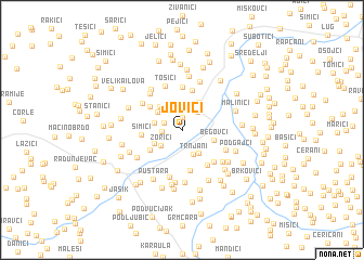 map of Jovići