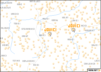 map of Jovići