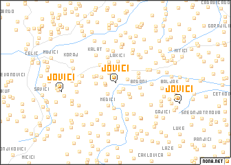 map of Jovići