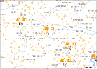 map of Jovići