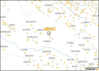 map of Jovići