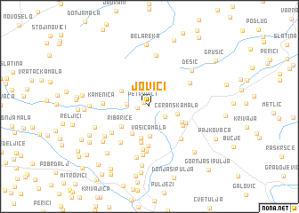 map of Jovići