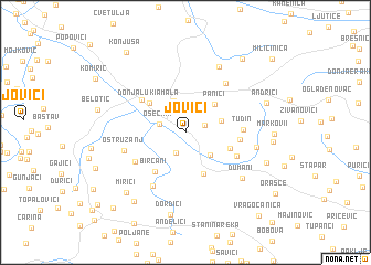 map of Jovići