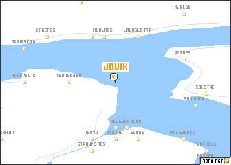 map of Jøvik