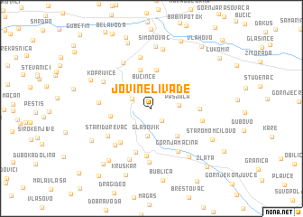 map of Jovine Livade