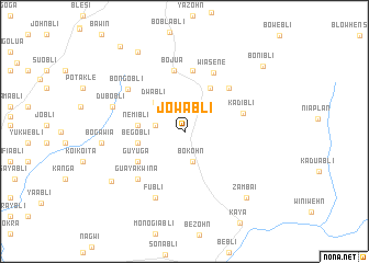 map of Jowabli