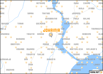 map of Jowainia