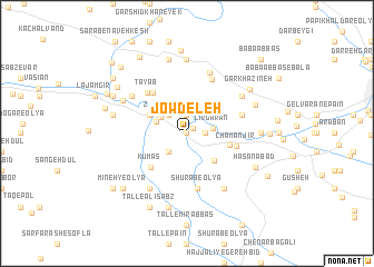 map of Jowdeleh