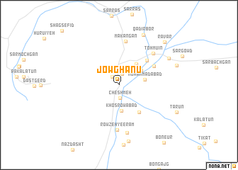 map of Jowghanū