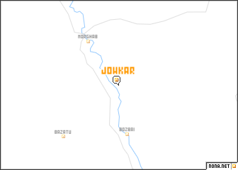 map of Jowkār