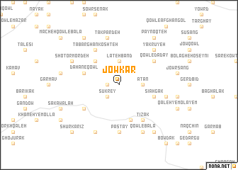 map of Jow Kār