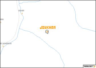 map of Jow Khām