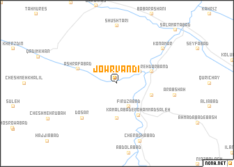 map of Jowrvandī