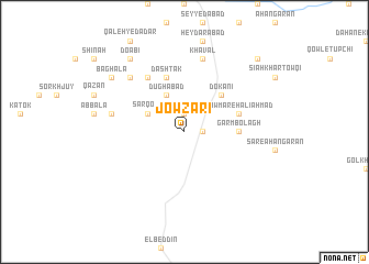 map of Jowzārī