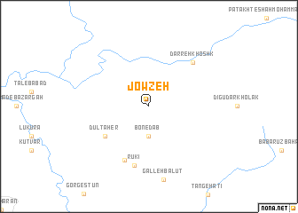 map of Jowzeh