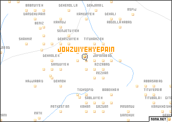 map of Jowzū\