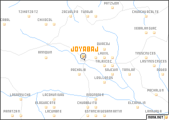 map of Joyabaj