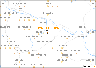 map of Joya del Burro