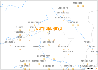 map of Joya del Hoyo