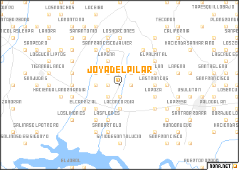 map of Joya del Pilar