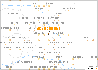 map of Joya Grande