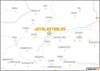 map of Joya Las Tablas