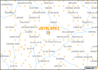 map of Joya López