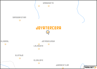 map of Joya Tercera