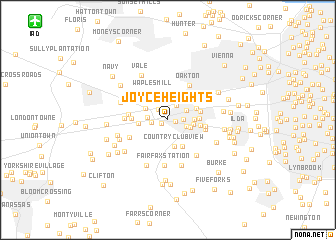 map of Joyce Heights