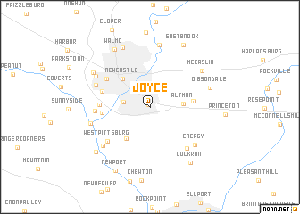 map of Joyce